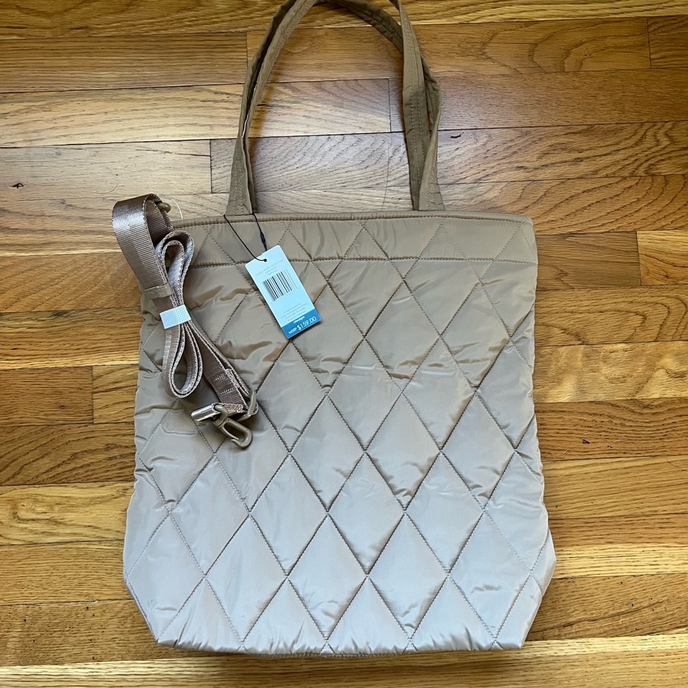 NWT Vera Bradley Ultralight Large North South Tote Bag in Tiger’s Eye